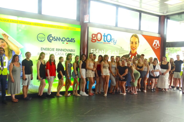 Secondo e ultimo gruppo del Newcastle College in visita a F.A.